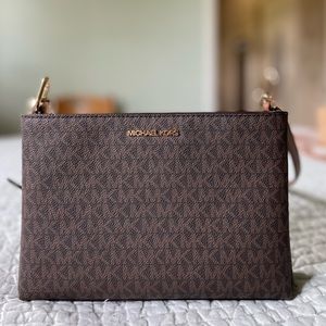 Michael Kors Trisha Medium Triple Compartment Crossbody